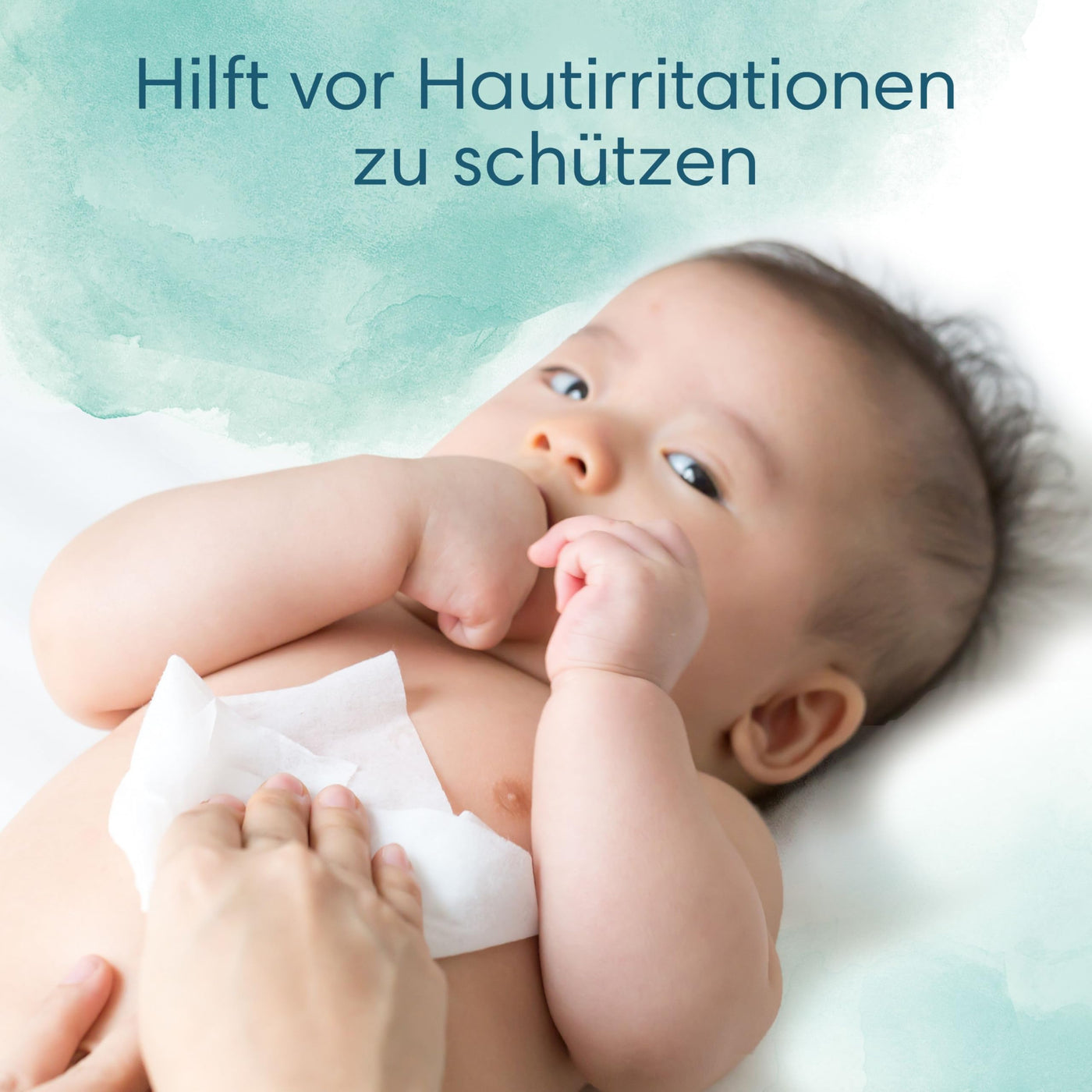 Pampers Harmonie Aqua Feuchttücher 6 Packungen mit jeweils 48 Feuchttüchern - 288 Feuchttücher, die helfen, den natürlichen pH-Wert der Haut wiederherzustellen, leichte Lotion mit 99% Wasser