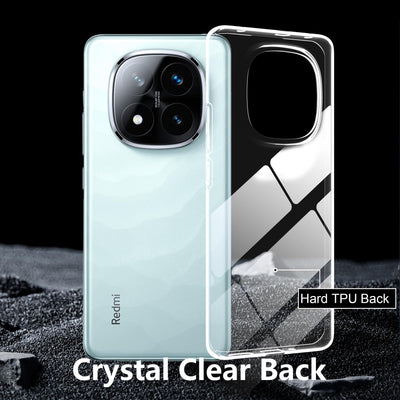 Fitudoos Hülle für Xiaomi Redmi Note 14 Pro Plus 5G,Soft Schutzhülle Liquid Silicone hülle,Hochwertiges Silikon Premium TPU Handyhülle für Xiaomi Redmi Note 14 Pro Plus 5G -Transparent.