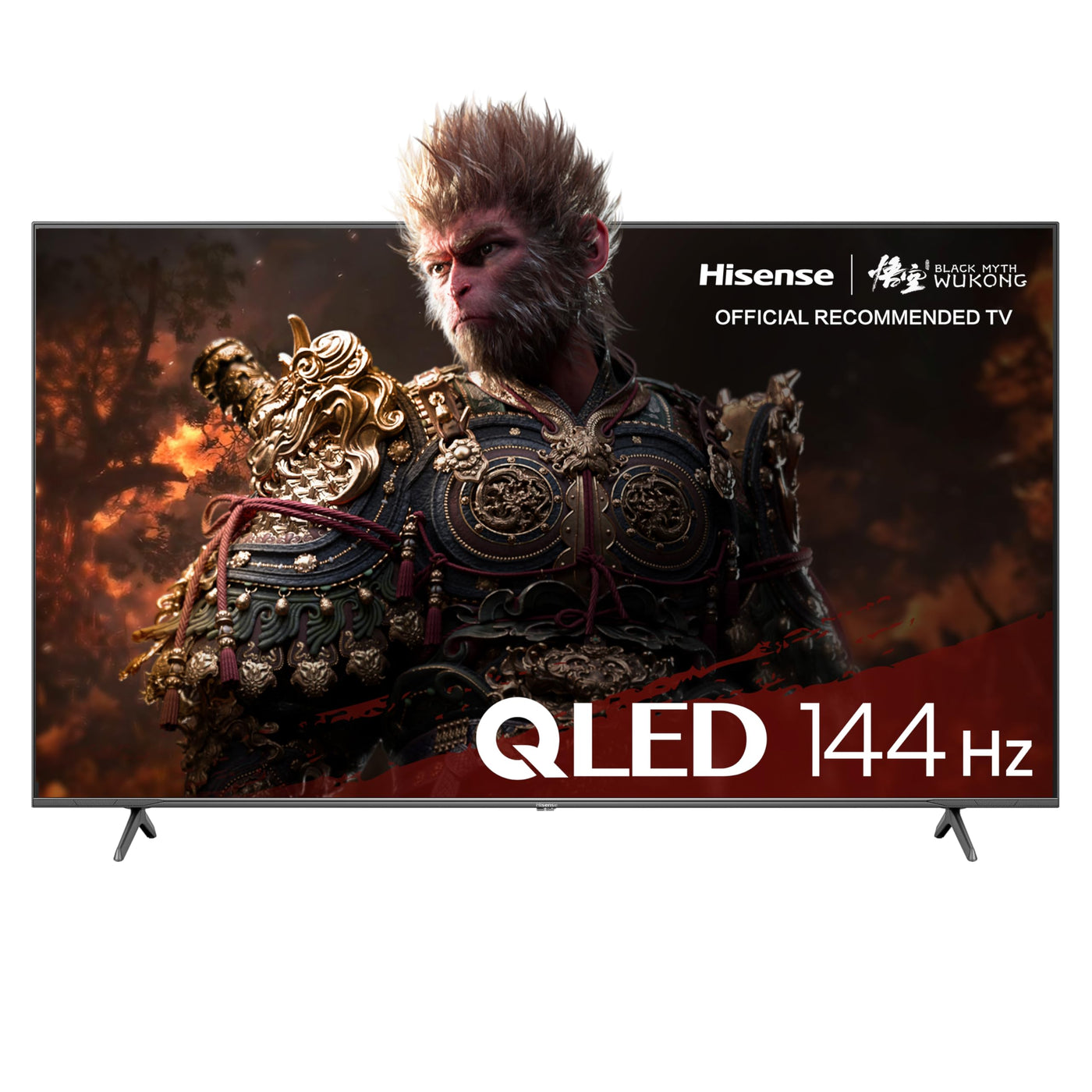 Hisense 55E7NQ Pro 139 cm (55 Zoll) Fernseher, 4K UHD, QLED, Smart TV, Total HDR, Dolby Vision IQ Atmos, 144Hz (VRR), HDMI 2.1, Game Mode PRO, Triple Tuner, Alexa Built-In, Dunkelgrau, [2024]