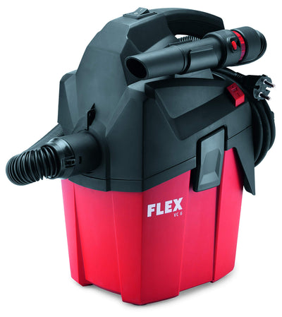 Flex Werkstattsauger VC 6 L MC (1200 Watt, kompakter Trockensauger mit Tragegurt, Behälter 6 l, Sauger inkl. Zubehör) 481513