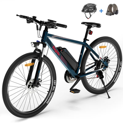 Eleglide M1/M1 Plus E-Bike Damen Herren E-Mountainbike 27,5 Zoll Elektrofahrrad mit 36V 7.5/12.5Ah Abnehmbarer Akku, EU-konform E Fahrrad 21 Gänge 250W Hinterradmotor, LED Licht (36V 7.5Ah)