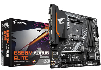 GIGABYTE B550M AORUS Elite mATX Motherboard for AMD AM4 CPUs