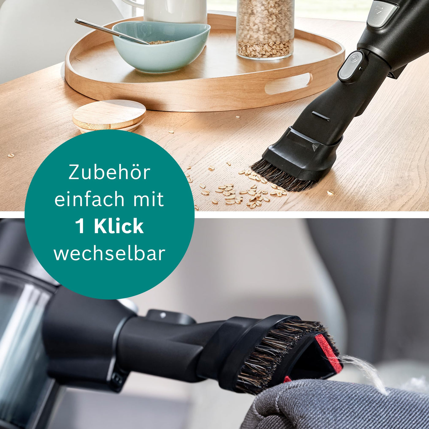 Bosch Akku-Staubsauger Unlimited Serie 6 BBS611PCK, kabelloser Handstaubsauger, beutellos, leicht, Hygiene-Filter, hohe Saugleistung, Lange Laufzeit, Fugendüse, alle Bodenarten, blau