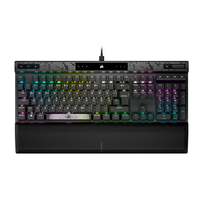 CORSAIR K70 MAX RGB Magnetisch-Mechanische Kabelgebundene Gaming-Tastatur - Einstellbare MGX-Schalter - PBT Double-Shot-Tastenkappen - iCUE-Kompatibel - PC, PS5, PS4, Xbox - QWERTZ DE - Stahlgrau