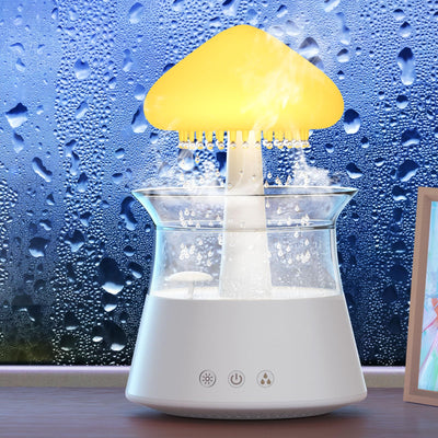 Diffuserlove Regen Wolken luftbefeuchter Rain Cloud Humidifier mit Fernbedienung Pilz Wasser Lampe Raumbefeuchter Schlafzimmer Regentropfen Luft luftbefeuchter Schlafzimmer Air Humidifier