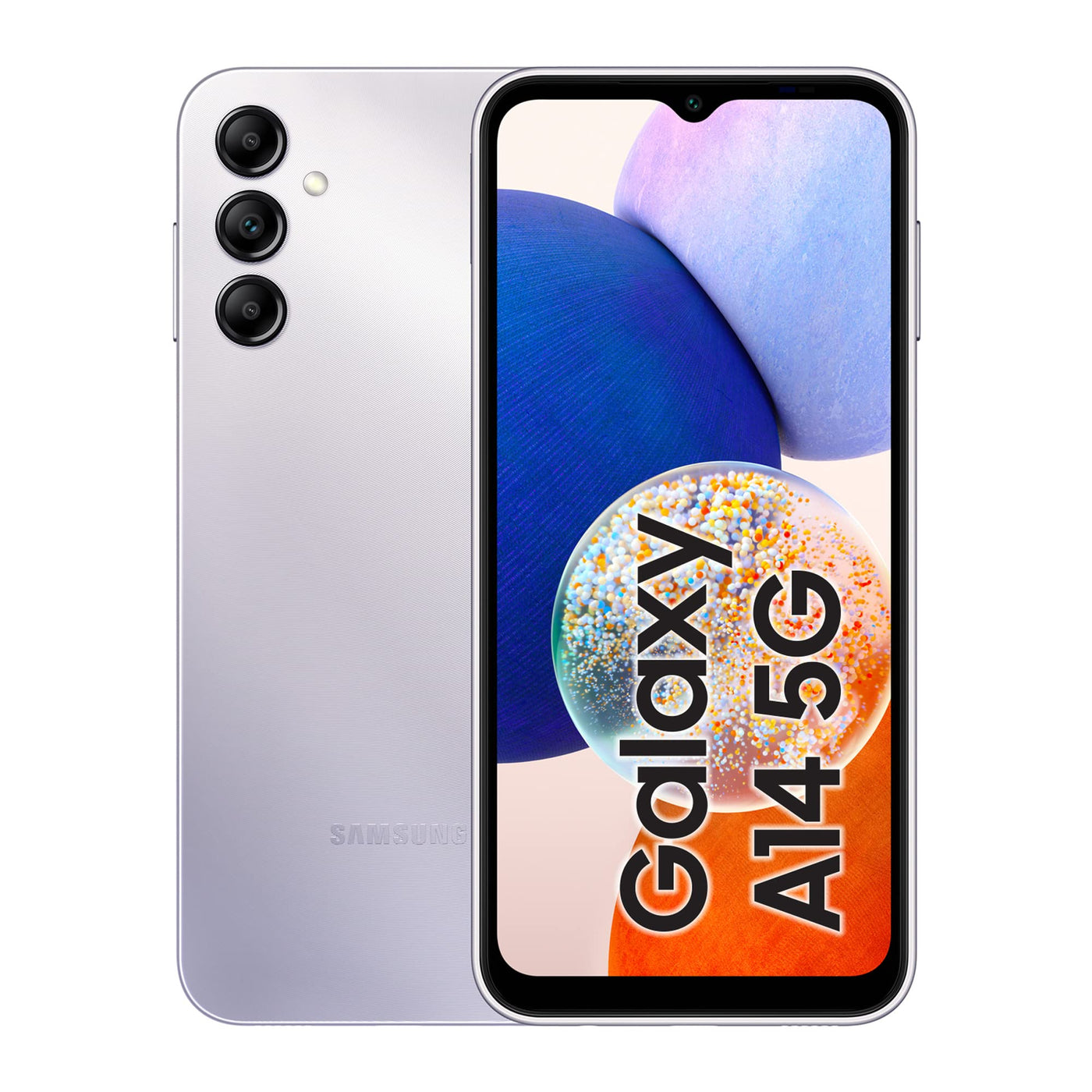 Samsung Galaxy A14 5G, Android Smartphone, 6,6 Zoll Dynamic AMOLED Display, 5.000 mAh Akku, 64 GB/4 GB RAM Handy in Silver inkl. 30 Monate Herstellergarantie [Exklusiv bei Amazon]