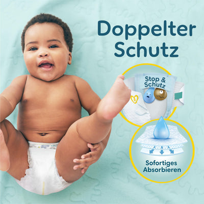 Pampers Premium Protection BIG PACK, New Baby, Windeln Größe 2 (4kg-8kg), 68 Stück