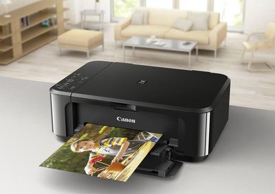 Canon PIXMA MG3650S Drucker Farbtintenstrahl DIN A4 (Scanner, Kopierer, Bürodrucker, 4.800 x 1.200 dpi, WLAN, Apple AirPrint, automatischer Duplexdruck) schwarz