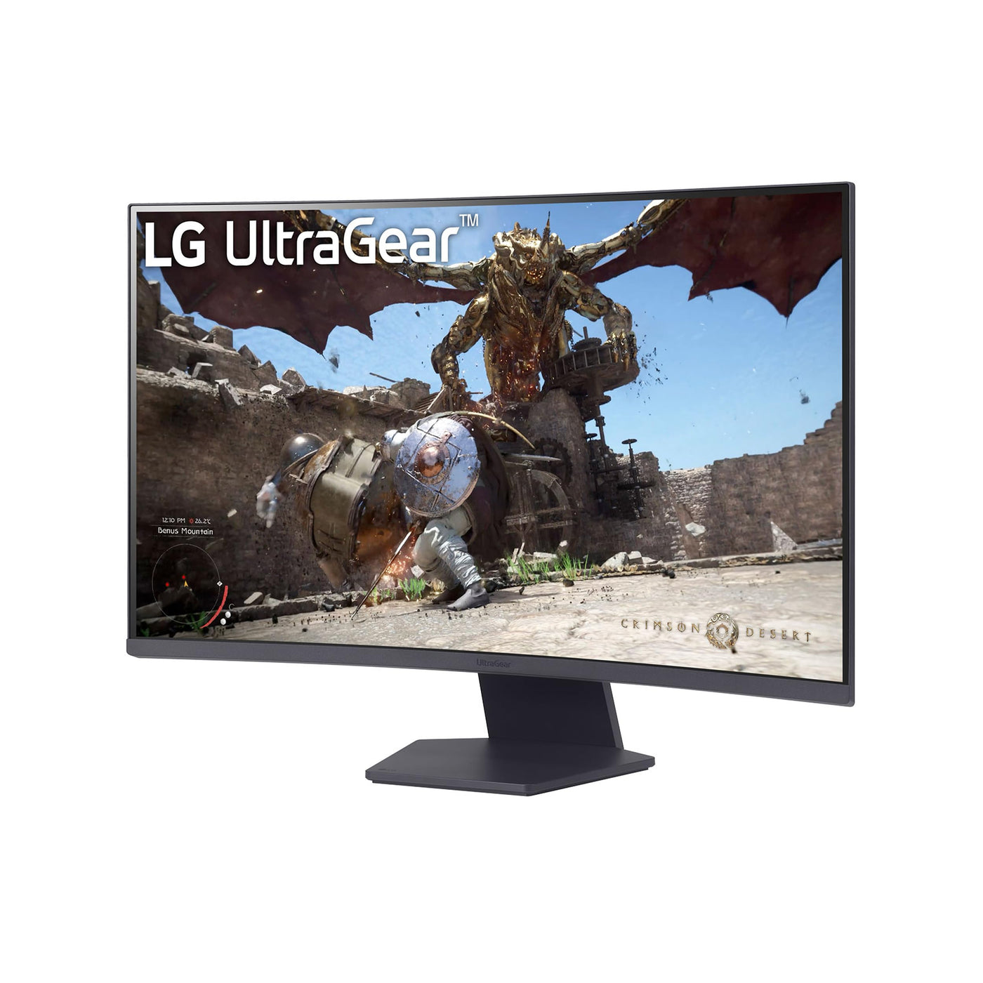 LG Electronics 32GS60QX-B.AEUQ UltraGear™ Curved QHD Gaming VA-Monitor 32" (80cm), 2560 x 1440, 16:9, 1ms GtG, 180 Hz, HDR10, 300 cd/m² Helligkeit (typ.), AMD FreeSync™, Dynamic Action Sync™ - Schwarz