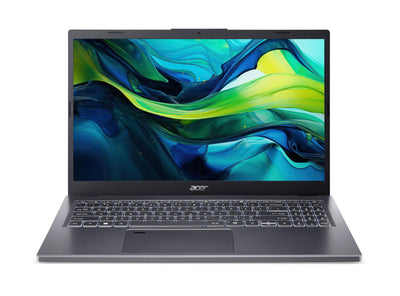 Acer Aspire 15 (A15-51M-55AY) Laptop | 15,6" WQHD IPS Display | Intel Core 5 120U | 16 GB RAM | 512 GB SSD | Intel Grafik | Windows 11 | QWERTZ Tastatur | grau