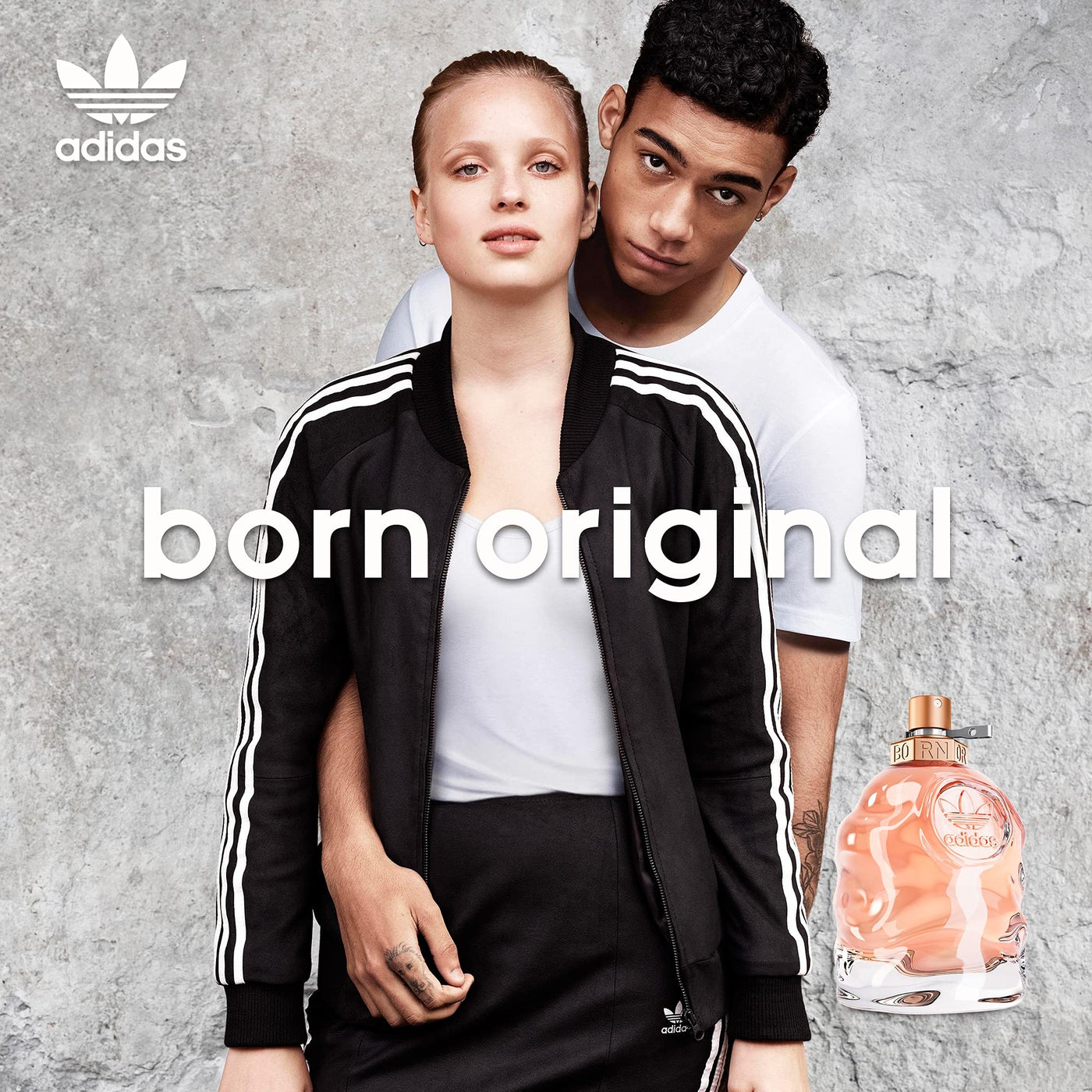 adidas Born Original Eau de Parfum – Fruchtig-blumiges Damen Parfüm mit explosivem Mix aus kontrastierenden Düften – 1 x 50 ml