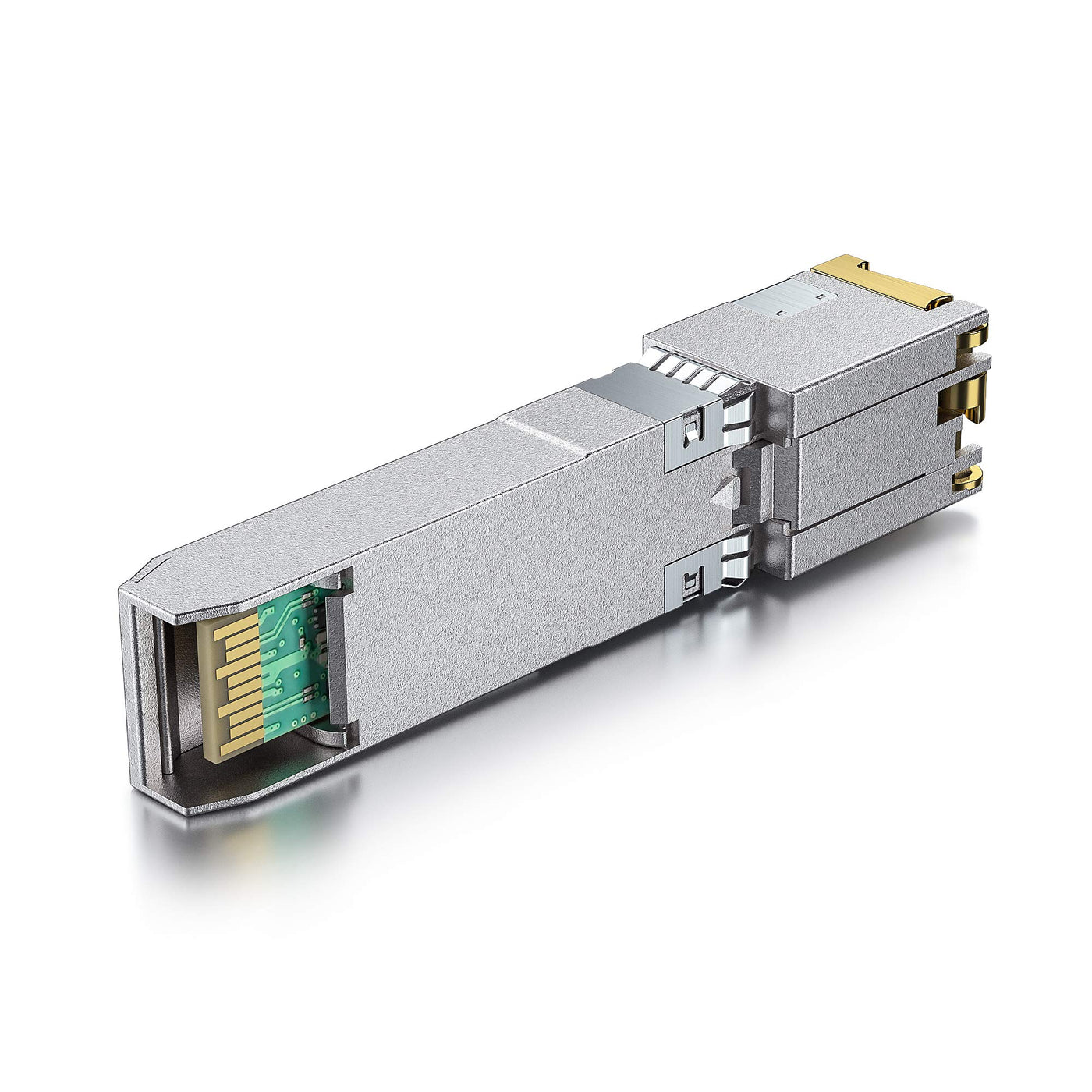 10GBASE-T SFP+ Transceiver 30 meters, SFP+ zu RJ45, 10G SFP+ zu Ethernet Modul Kompatibel mit Cisco SFP-10G-T-S, MA-SFP-10GB-T, Ubiquiti UniFi UF-RJ45-10G, Mikrotik S+RJ10, Netgear AXM765...