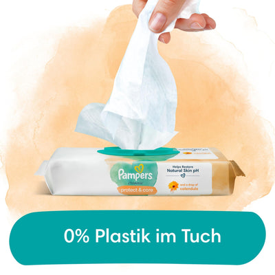 Pampers Harmonie Protect & Care Feuchttücher 24 Packungen mit jeweils 44 Feuchttüchern, 1056 Feuchttücher, die helfen, den natürlichen pH-Wert der Haut wiederherzustellen