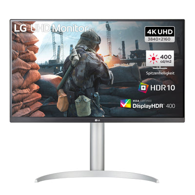 LG Electronics 27UP650P-W 4K UHD 27'' (68cm), 3840 x 2160, 16:9, VESA DisplayHDR™ 400, AMD FreeSync™, IPS with DCI-P3 95%, HDR10, 5ms GtG - Weiß