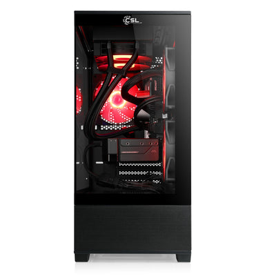 Basic Gaming PC mit Windows 11 Home | AMD Ryzen 5 5500 6x3.6GHz | GeForce RTX 3050 | 1000GB M.2 NVMe | 32GB DDR4 RAM | WLAN, Computer für Zocker, Gamer Desktop Rechner zum Spielen | A10170