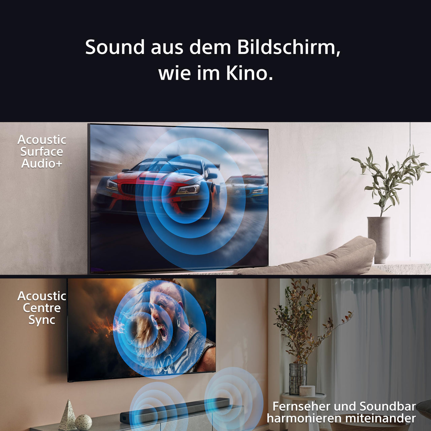 Sony BRAVIA 8 OLED 55 Zoll 4K HDR Google Smart TV (2024) | Gaming Features,IMAX Enhanced, Dolby Vision Atmos, Chromecast, Apple AirPlay, 120Hz 55XR80