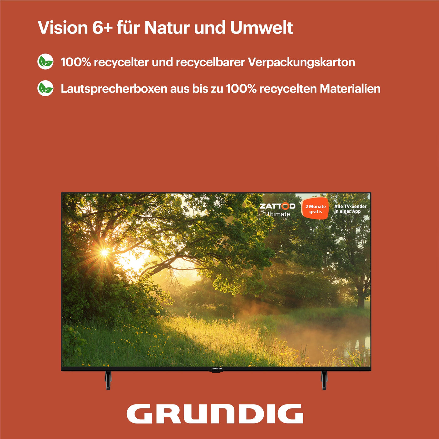 GRUNDIG 55 VOE 73 Fernseher 55 Zoll (139 cm) LED TV, Android 11 TV, 4K UHD, Dolby Digital, HDR10, Micro Dimming Engine, Chromecast Built-in, Bluetooth, Smart TV, Schwarz