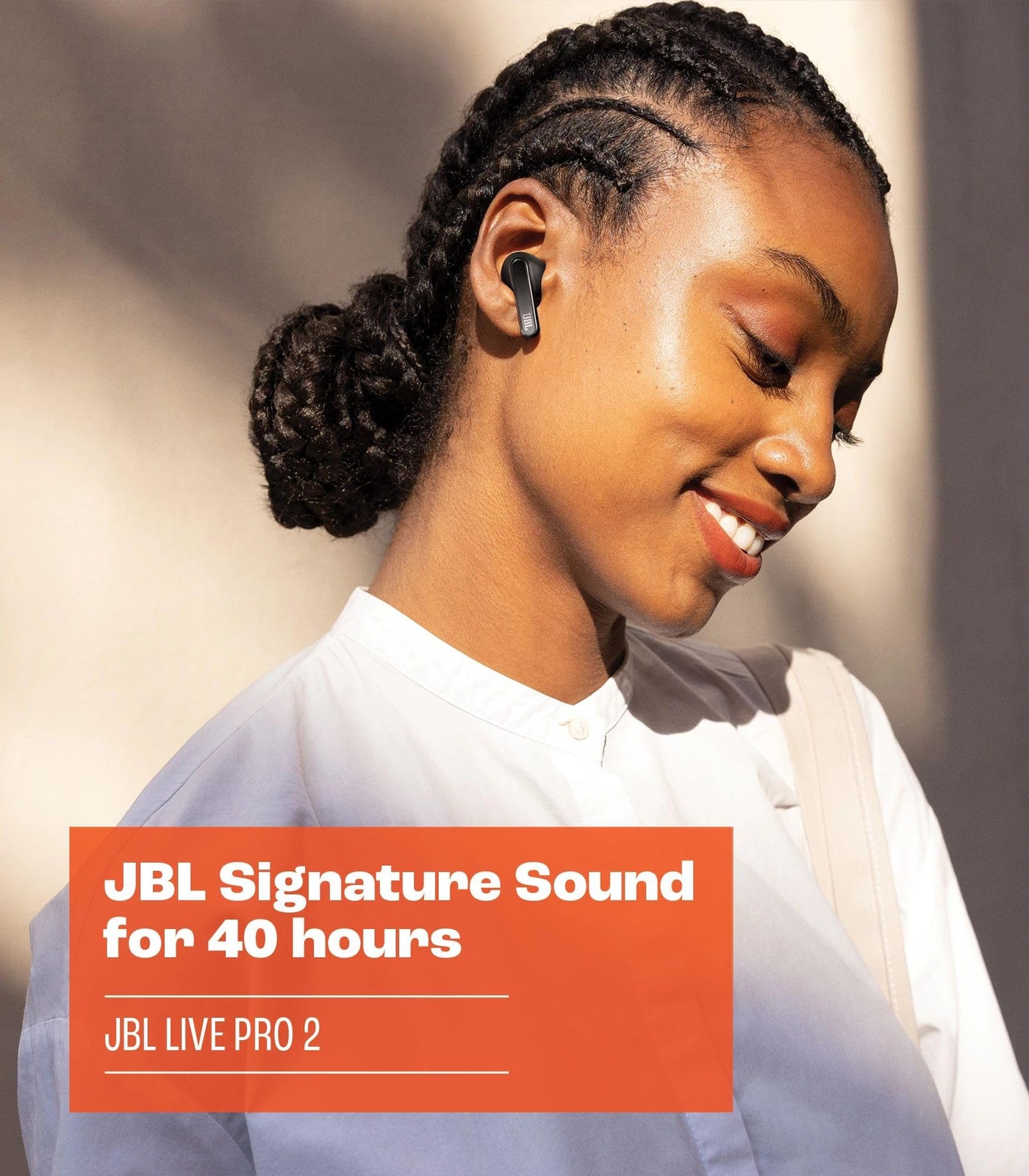 JBL Live Pro 2 TWS – Wasserdichte, True-Wireless In-Ear-Kopfhörer mit Noise-Cancelling in Schwarz – Mit bis zu 40 h Musikwiedergabe