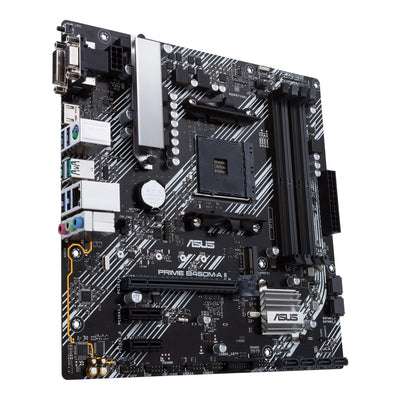 Asus Prime B450M-A II Mainboard Sockel AM4 (mATX, AMD Ryzen, DDR4-Speicher, M.2, SATA 6Gbit/s, USB 3.1 Gen 2 Typ-A. Aura Sync)