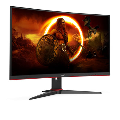 AOC Gaming C24G2AE - 24 Zoll FHD Curved Monitor, 165 Hz, 1ms, FreeSync Premium (1920x1080, HDMI, DisplayPort) schwarz