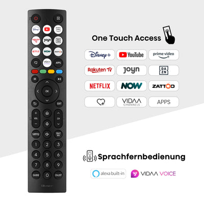 Hisense 55E6NT 139cm (55 Zoll) Fernseher, 4K UHD Smart TV, Precision Colour, HDR, Dolby Vision, 60Hz, Triple Tuner DVB-C/S/S2/T/T2, WiFi, HDMI 2.1, Bluetooth, Alexa Built-in, Schwarz, [2024]