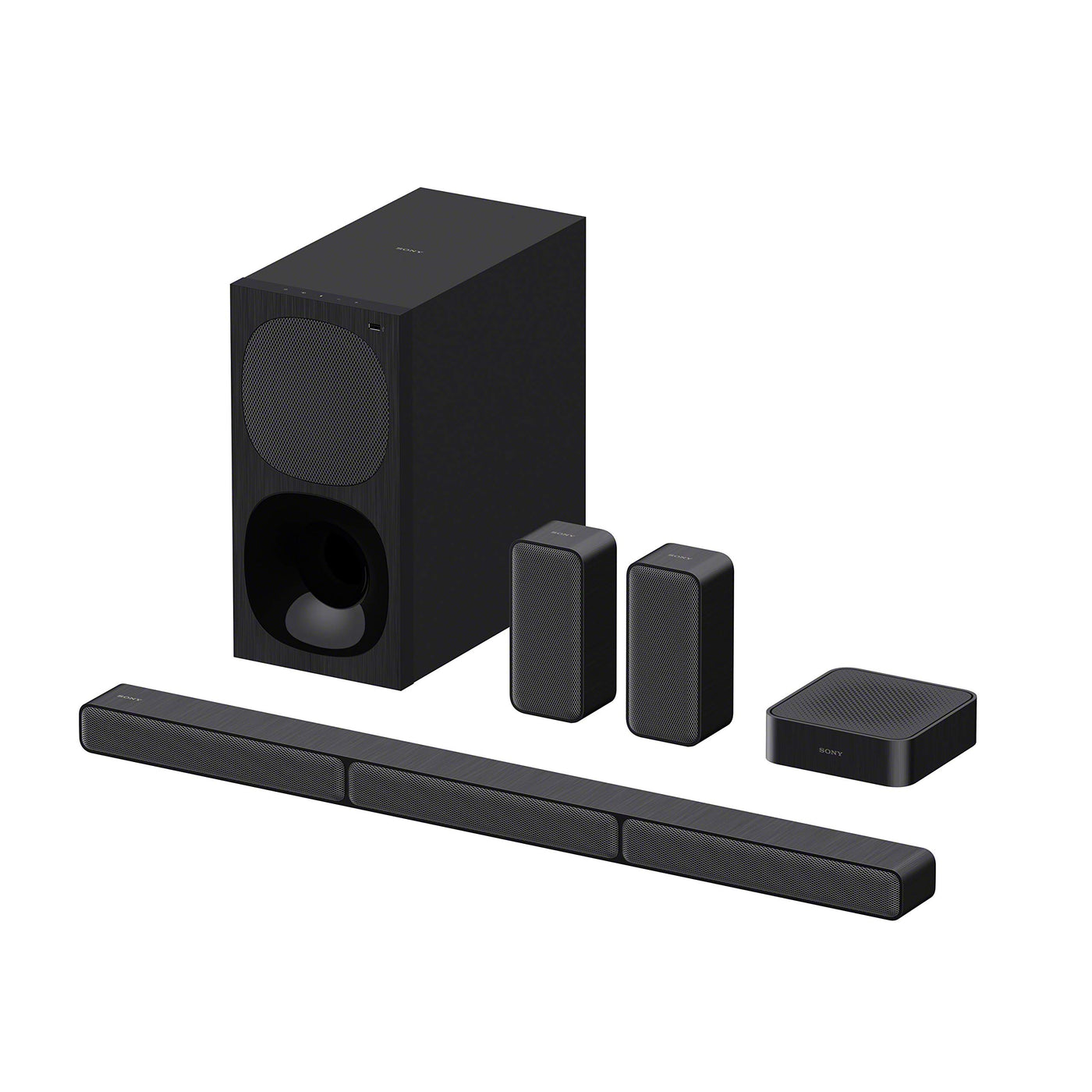 Sony HT-S40R 5.1ch 600W Soundbar für TV mit Subwoofer und kabellosem Rear Speaker mit Bluetooth