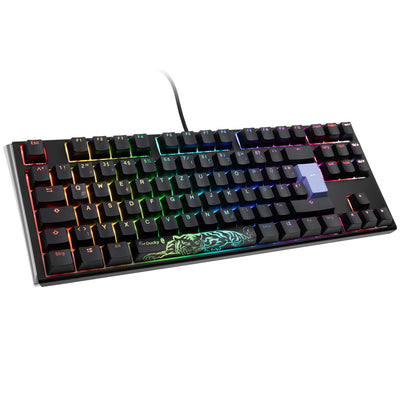 Ducky One 3 Classic Mechanische Tastatur - Mechanical Keyboard - Tastatur Gaming Mechanisch - Gaming Keyboard Mechanical - Mechanische Gaming Tastatur - TKL-Format 80% - MX-Blue