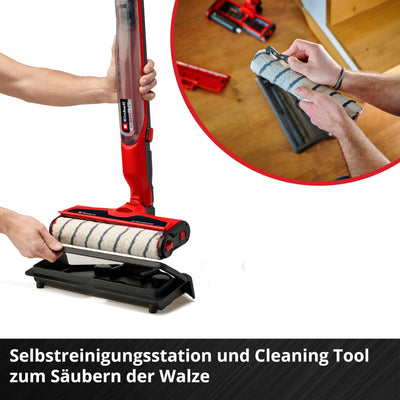 Einhell Akku-Hartbodenreiniger CLEANEXXO Power X-Change (18 V, 290 mm Bürstenwalze, BOOST-Modus, Selbstreinigungsfunktion, steuerbare Wasserzufuhr, ohne Akku)