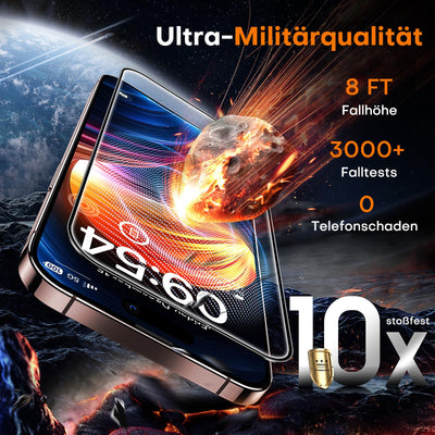 TOCOL für iPhone 16 Pro Max für Panzerglas, Full Screen Stoßfest Schutzglas Auto-Installation 9H Härte folie Kratzfest Anti-Fingerabdruck Anti-Öl 0 Blasen Schutzfolie für iPhone 16 Pro Max, 2 Stück