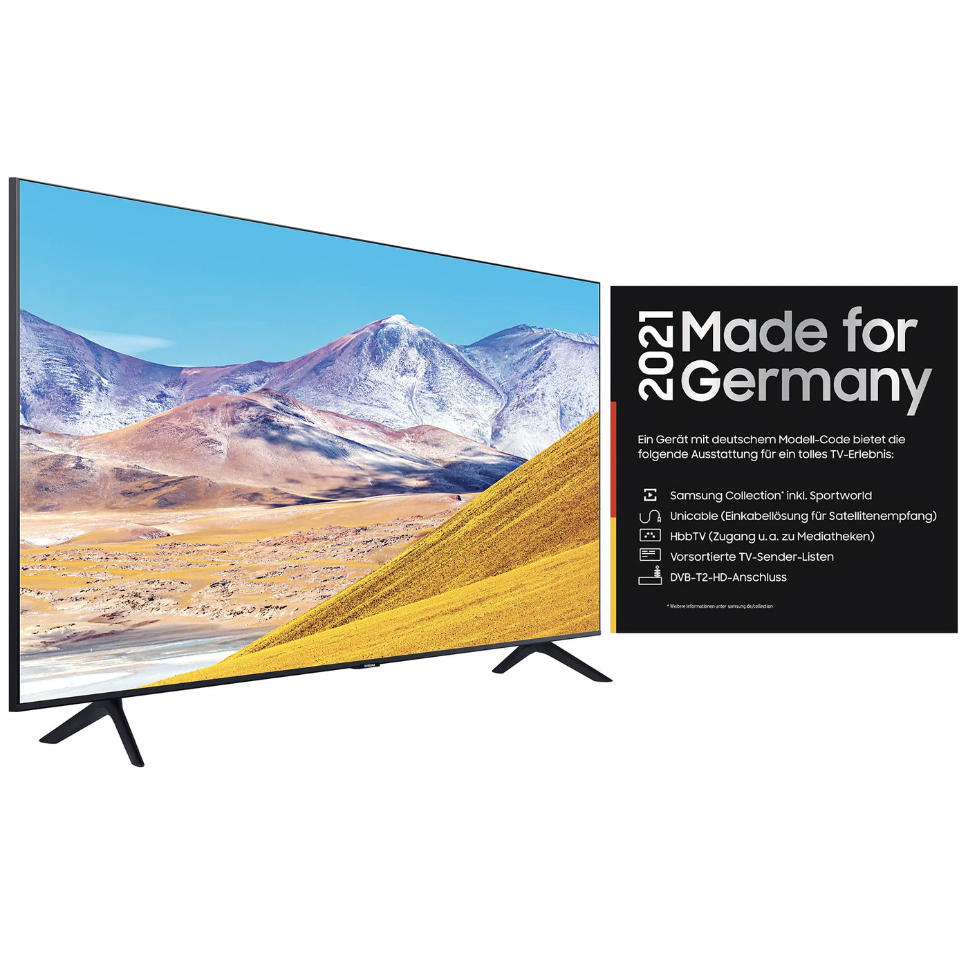 Téléviseur LED Samsung TU8079 138 cm (55 pouces) (Ultra HD, HDR10+, Triple Tuner, Smart TV) [Année modèle 2020]