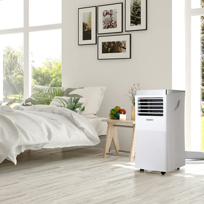 Monzana® lokale Klimaanlage MZKA1000 9000BTU 4in1 WiFi App 2700W Fernbedienung Abluftschlauch Schlafmodus mobil Klimagerät Luftkühler Air Conditioner