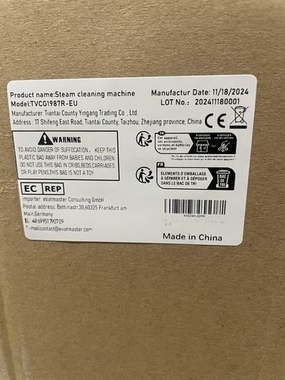 2800W Dampfreiniger mit Smart Touch Screen, Hochdruck-Dampfreiniger für die Reinigung, 1.1L Wassertank, Handdampfreiniger für Haus, Auto, Dusche, Küche, Badezimmer, Fugen und Fliesen
