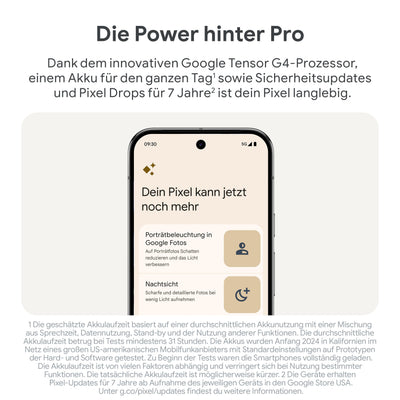 Google Pixel 9 Pro – Android-Smartphone mit Gemini ohne SIM-Lock, Dreifach-Rückkamerasystem, 24 Stunden Akkulaufzeit und EIN 6,3 Zoll großes Super Actua-Display – Rose Quartz, 128GB