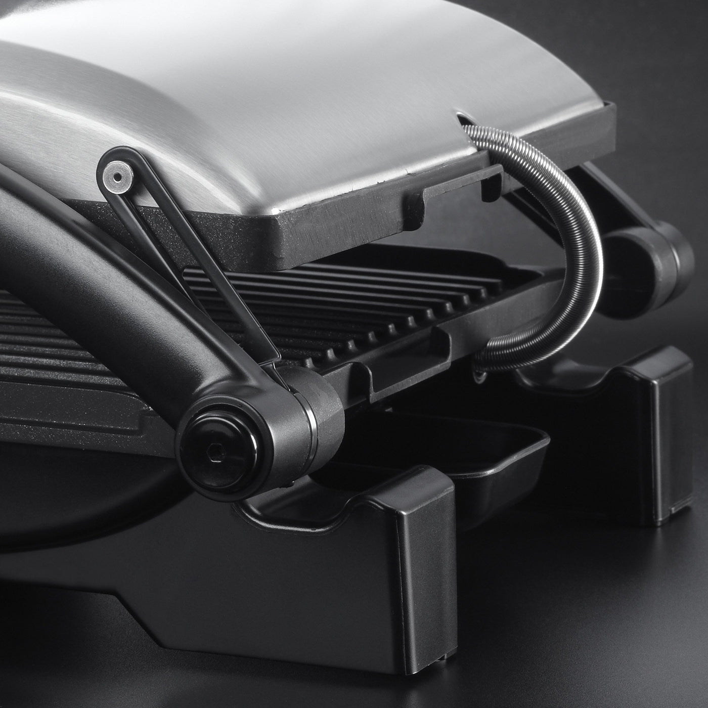 Russell Hobbs Kontaktgrill [3-in-1: Tischgrill - geöffnete Grillplatten | Panini & Sandwich Maker | Kontakt- Grill - gleichzeitig von beiden Seiten] Edelstahl, antihaftbeschichtete Platten, 17888-56