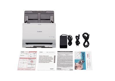 Canon Scanner imageFORMULA R30 | Dokumentenscanner | Duplex Scanner mit Einzug für Homeoffice & Büro mit USB Kabel | 60 Blatt Einzug | Plug & Scan CaptureOnTouch Lite Software | Integrierte OCR I PDF