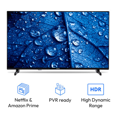 MEDION P14351 (MD 29233) 108 cm (43 Zoll) Full HD Fernseher (Smart-TV, HDR, Netflix, Prime Video, PVR, Bluetooth, Triple Tuner Receiver)