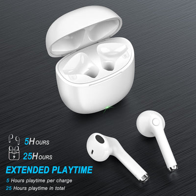 yobola Bluetooth Kopfhörer In Ear, Kopfhörer Kabellos Bluetooth 5.1 HiFi Stereoklang, IPX5 Wasserdicht Kabellose Kopfhörer Touch Control, Wireless Kopfhörer, Eingebautes Mikrofon, für Smartphone