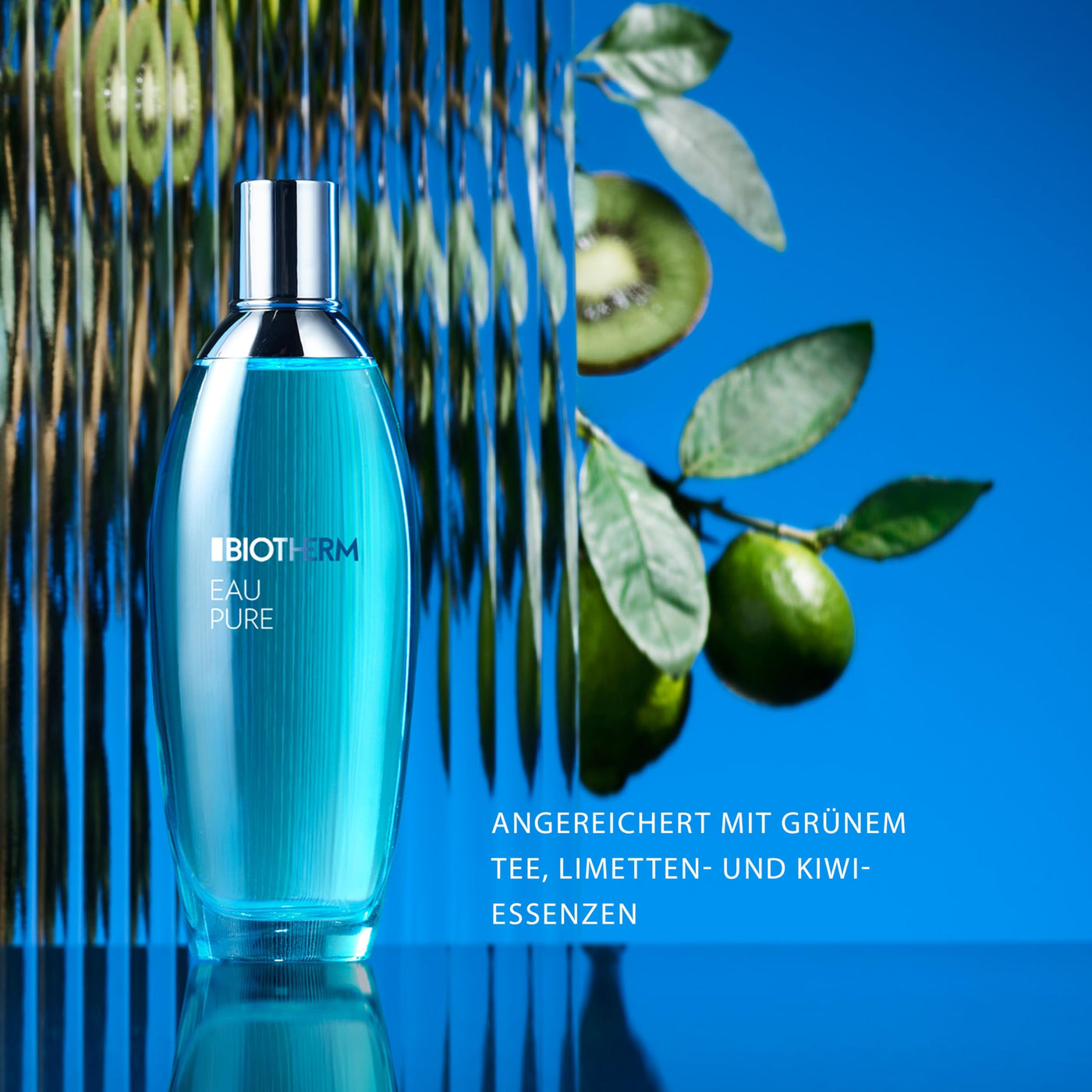 Biotherm Eau Pure Eau de Toilette, erfrischender und feuchtigkeitsspendender Damen Körperpflegeduft mit Essenzen grüner Früchte und ätherischen Ölen, belebt und erfrischt die Haut intensiv