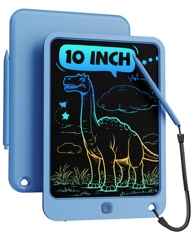 bravokids Kleinkinderspielzeug für Jungen Mädchen 3 4 5 6 7 Jahre alt, 10 Zoll LCD Schreibbrett buntes Doodle Board für Kinder, Zeichentablett Zeichenblöcke (blau)