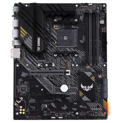 ASUS TUF Gaming B550-Plus Mainboard Sockel AM4 (ATX, Ryzen, PCIe 4.0, 2x M.2, 2Gbit/s Ethernet, SATA 6Gbit/s, USB 3.2 Gen 2 Typ-A/C, Aura Sync)