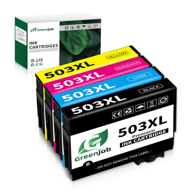 Greenjob 503XL Patronen für Epson 503 Multipack Kompatibel mit Epson Expression Home XP-5200 XP-5205 XP5200 XP5205, Workforce WF-2960 WF-2965 WF2960 WF2965 WF-2960DWF WF-2965DWF (4er-Pack)