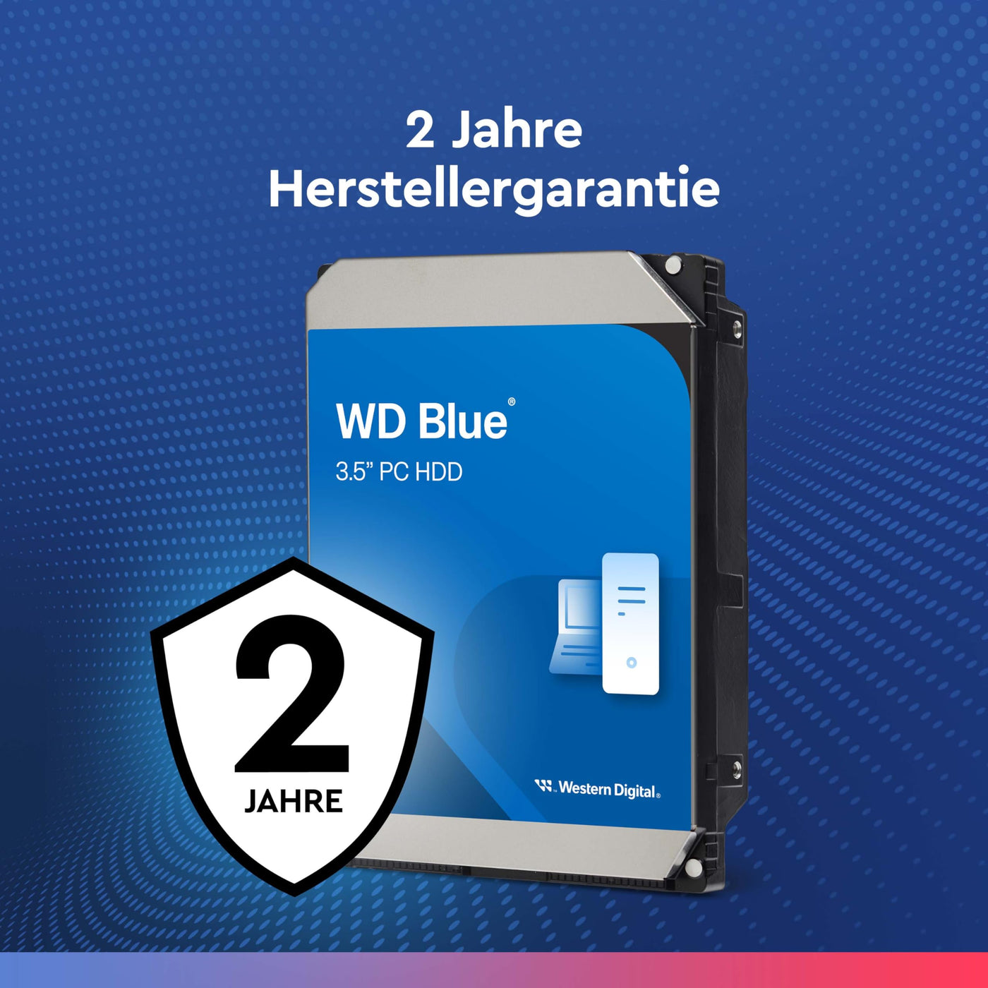 Western Digital WD Blue 4To SATA 3.5p PC 6 Gb/s HDD