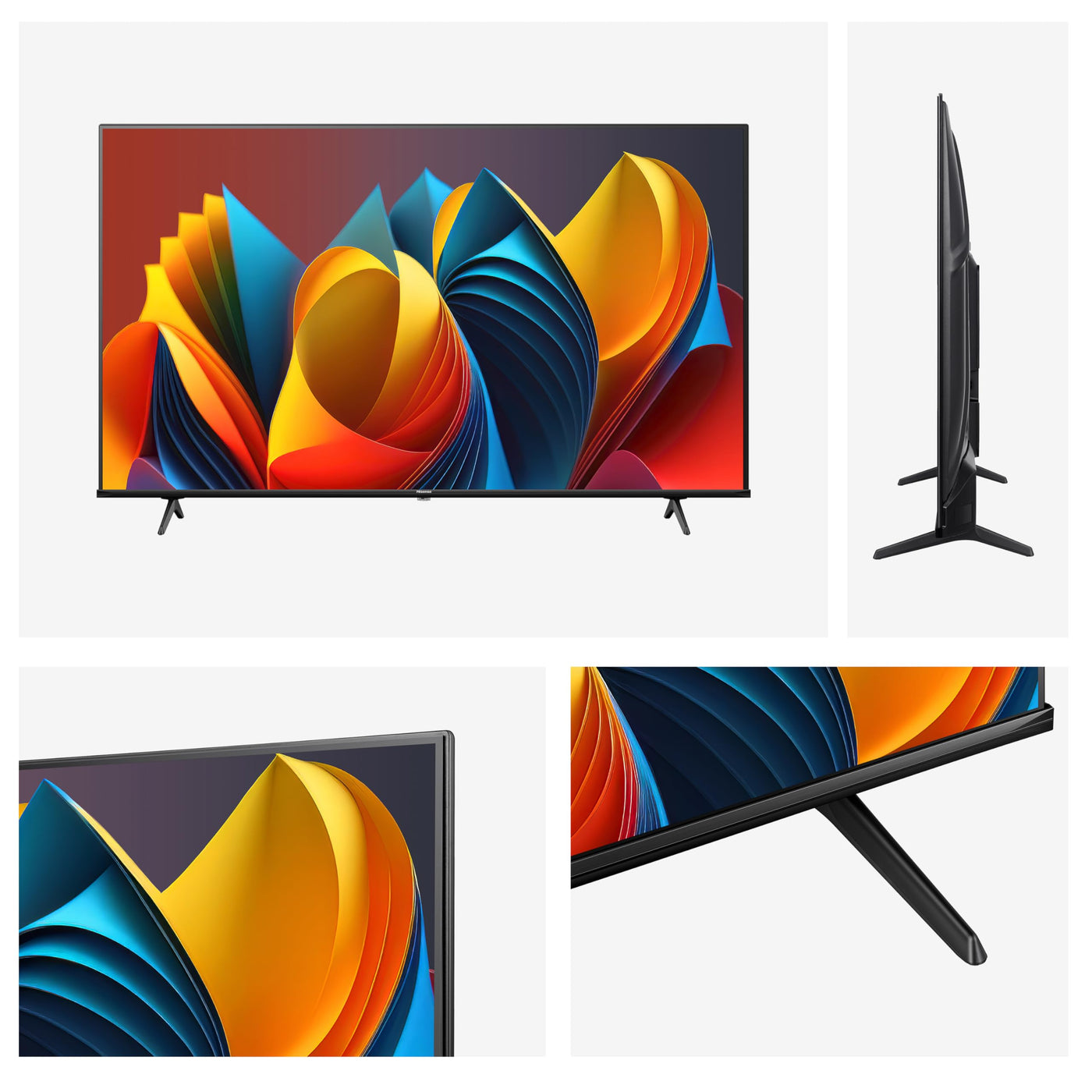 Hisense 50E7NQ 126 cm (50 Zoll) Fernseher, 4K UHD, QLED, HDR10, HDR10+ decoding, HLG, Dolby Vision Atmos, 60Hz Panel, Smooth Motion, Bluetooth, Alexa Built-in, VIDAA Voice, Schwarz [2024]