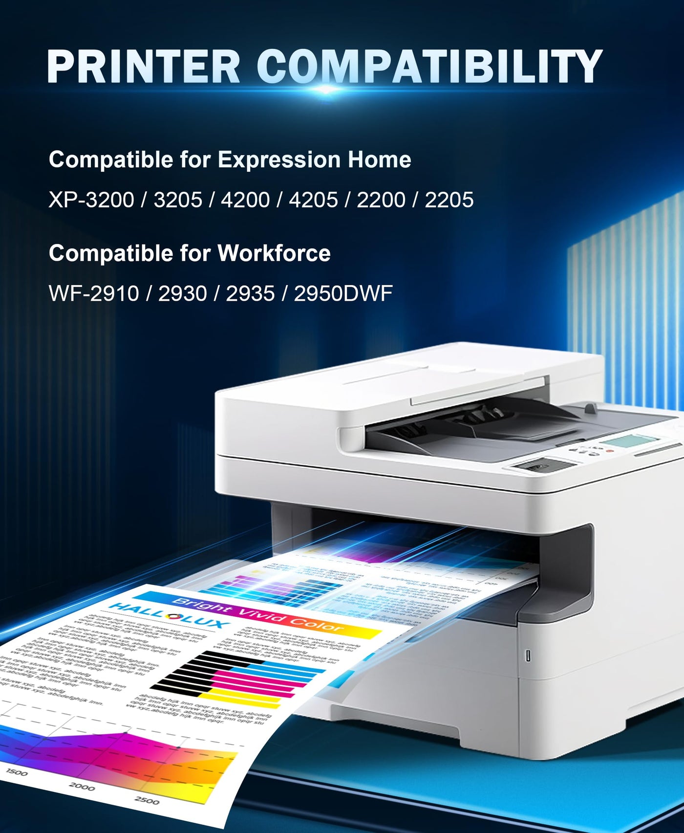 HALLOLUX 604 Druckerpatronen 604 XL Kompatibel für Epson 604 Patronen 604XL Multipack für Epson XP 2205 Patronen für Epson XP 3200 XP 4200 XP 3205 XP 4205 Workforce WF 2930 WF 2935 WF 2910 (10er-Pack)