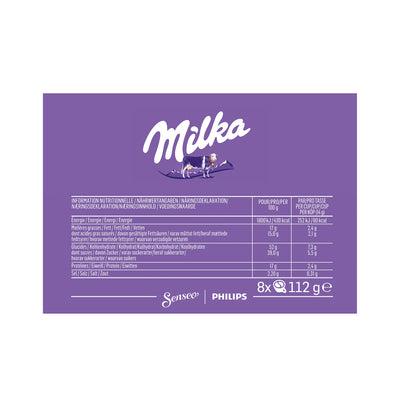 Senseo Milka Kakao Pads, 80 Senseo kompatible Pads, 10er Pack, 10 x 8 Getränke