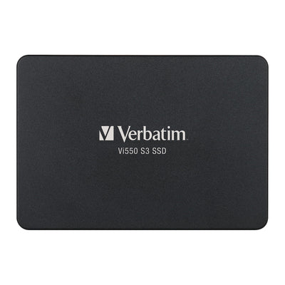 Verbatim Vi550 S3 SSD, internes SSD-Laufwerk mit 1 TB Datenspeicher, Solid State Drive mit 2,5'' SATA III Schnittstelle und 3D-NAND-Technologie, schwarz