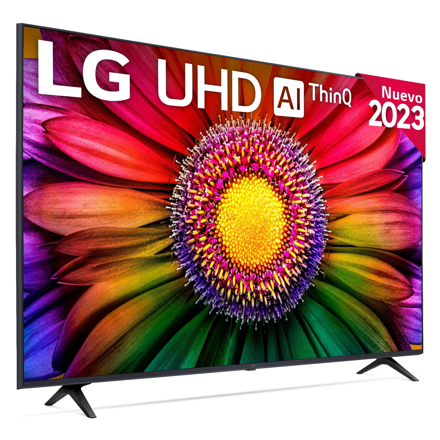 LG 55UR80006LJ 140 cm (55 Zoll) UHD Fernseher (Active HDR, 60 Hz, Smart TV) [Modelljahr 2023]