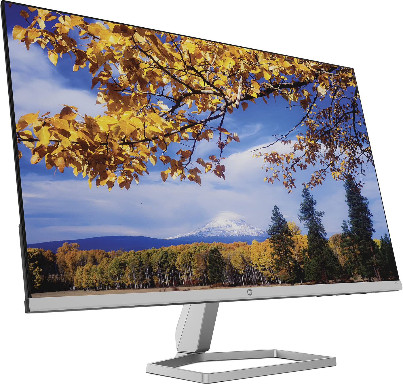 HP M27f Monitor - 27 Zoll Bildschirm, Full HD IPS Display, 75Hz, 5ms Reaktionszeit, VGA, 2xHDMI, silber/schwarz