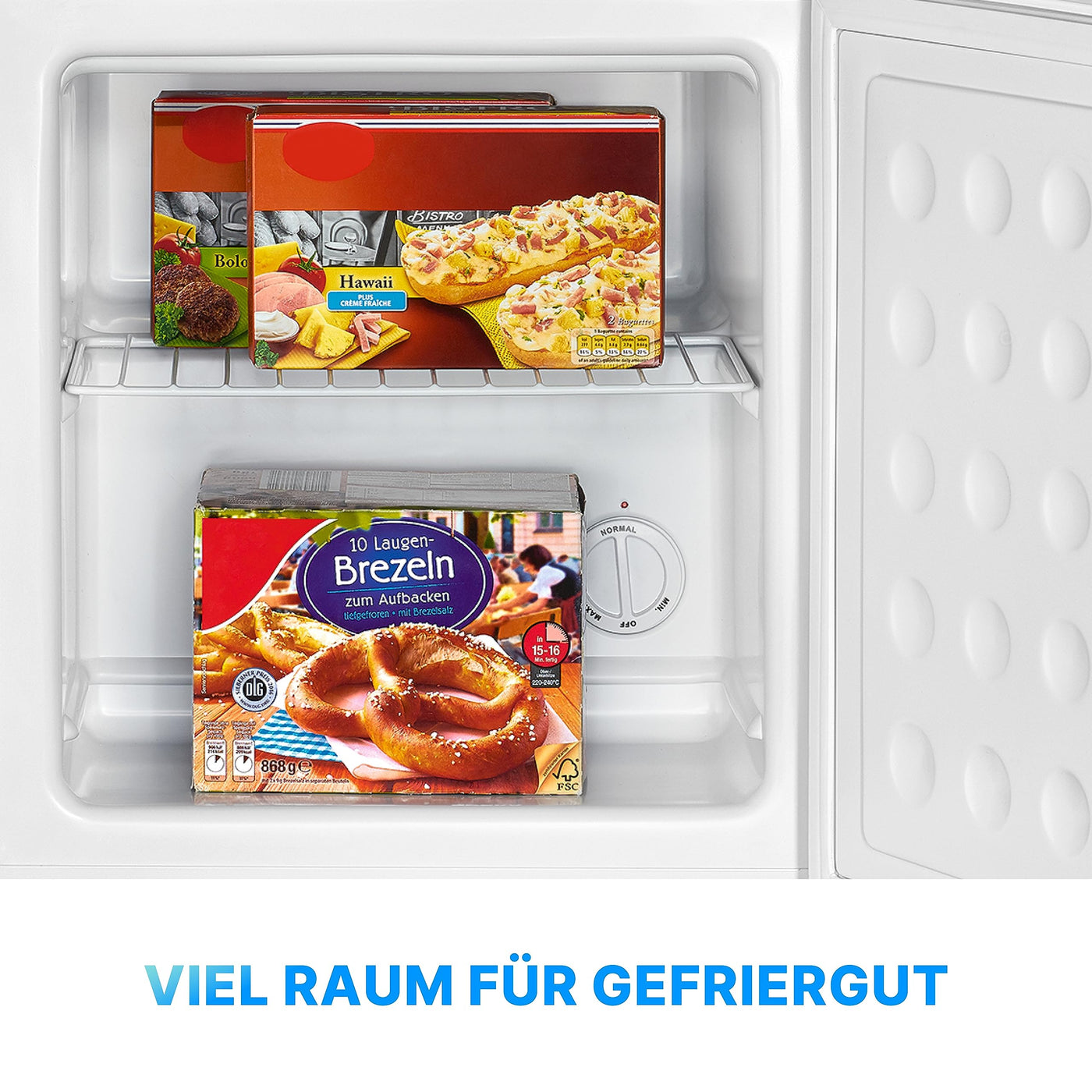 Bomann® Gefrierbox 31L Nutzinhalt | Gefrierschrank klein mit Gitterablage | wechselbarer Türanschlag & stufenlose Temperaturregelung | Mini Gefrierschrank mit 4 Sterne-Kennzeichnung | GB 341.1 weiß