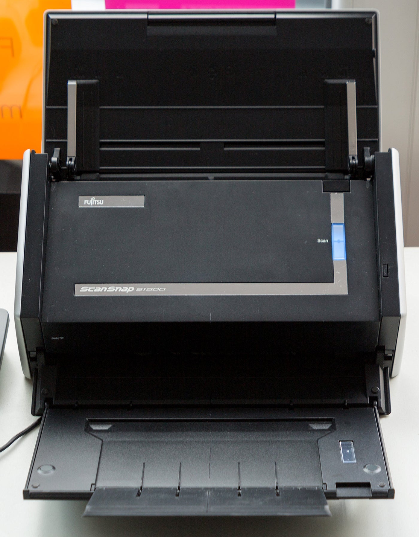 FUJITSU ScanSnap S1500 Scanner A4 color USB2.0 ADF duplex 20ppm Windows only Acrobat ScanSnapManager